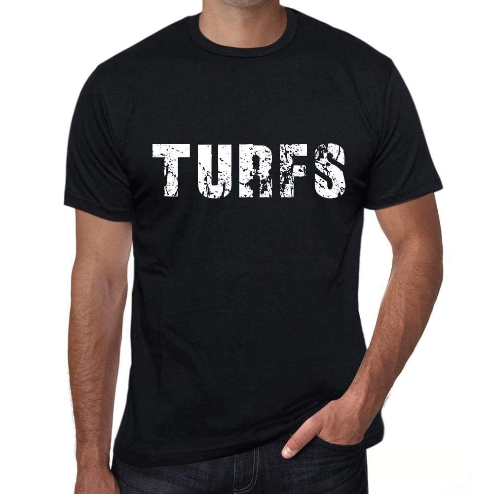 Mens Tee Shirt Vintage T Shirt Turfs X-Small Black 00558 - Black / Xs - Casual