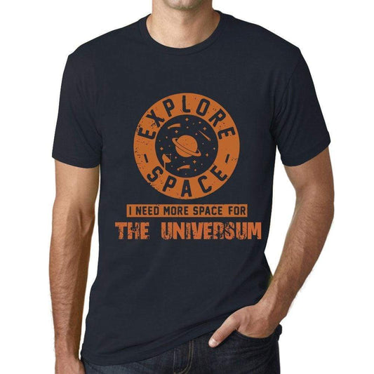 Mens Vintage Tee Shirt Graphic T Shirt I Need More Space For The Universum Navy - Navy / Xs / Cotton - T-Shirt