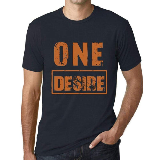 Mens Vintage Tee Shirt Graphic T Shirt One Desire Navy - Navy / Xs / Cotton - T-Shirt