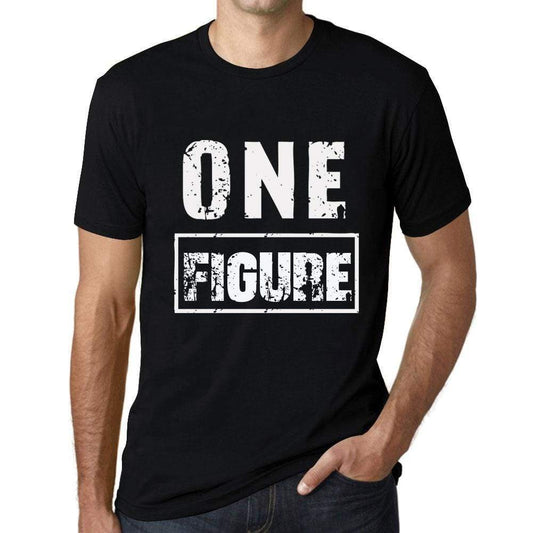 Mens Vintage Tee Shirt Graphic T Shirt One Figure Deep Black - Deep Black / Xs / Cotton - T-Shirt