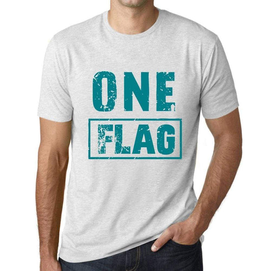 Mens Vintage Tee Shirt Graphic T Shirt One Flag Vintage White - Vintage White / Xs / Cotton - T-Shirt