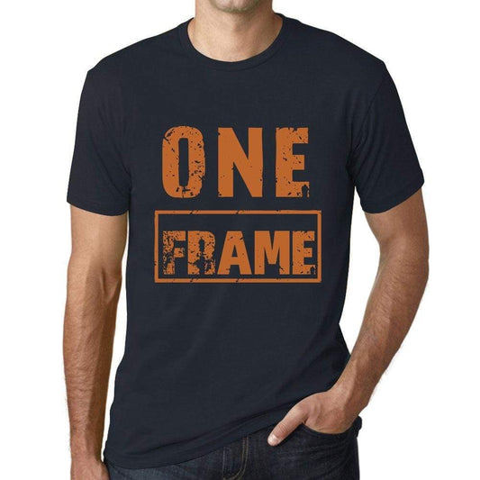 Mens Vintage Tee Shirt Graphic T Shirt One Frame Navy - Navy / Xs / Cotton - T-Shirt