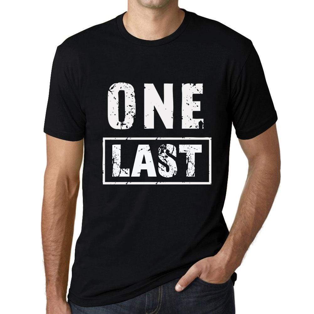 Mens Vintage Tee Shirt Graphic T Shirt One Last Deep Black - Deep Black / Xs / Cotton - T-Shirt