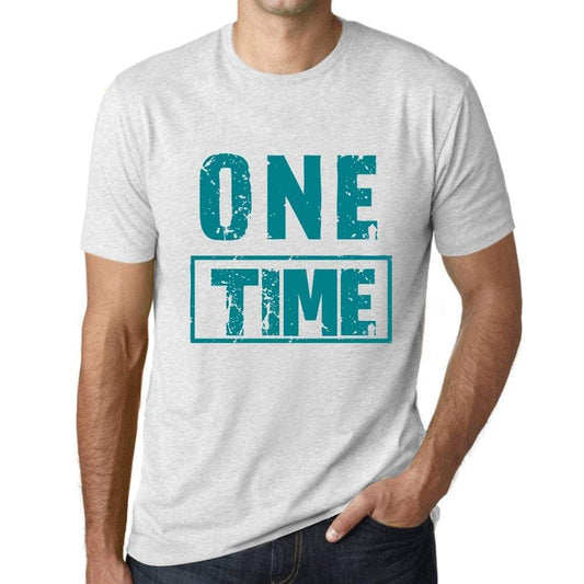 Mens Vintage Tee Shirt Graphic T Shirt One Time Vintage White - Vintage White / Xs / Cotton - T-Shirt