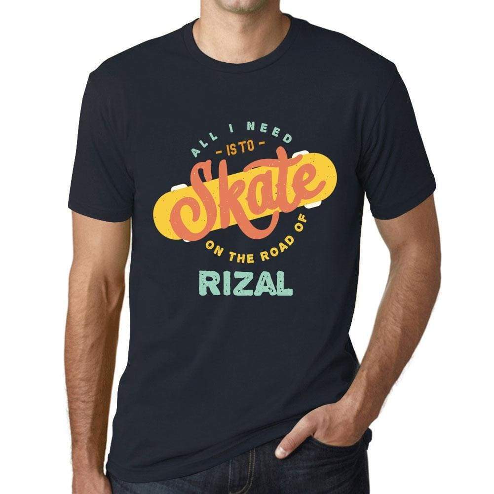 Mens Vintage Tee Shirt Graphic T Shirt Rizal Navy - Navy / Xs / Cotton - T-Shirt