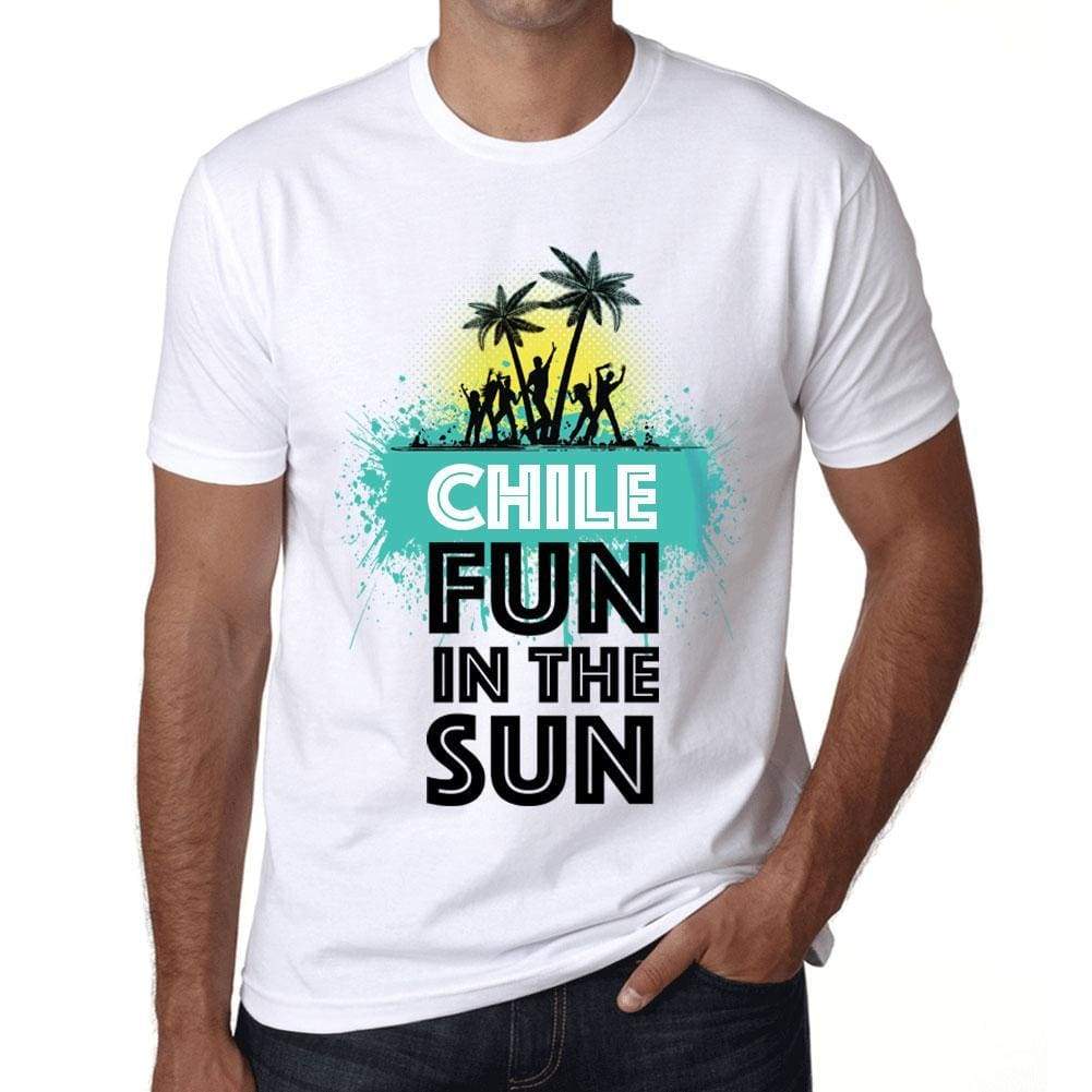 Mens Vintage Tee Shirt Graphic T Shirt Summer Dance Chile White - White / Xs / Cotton - T-Shirt