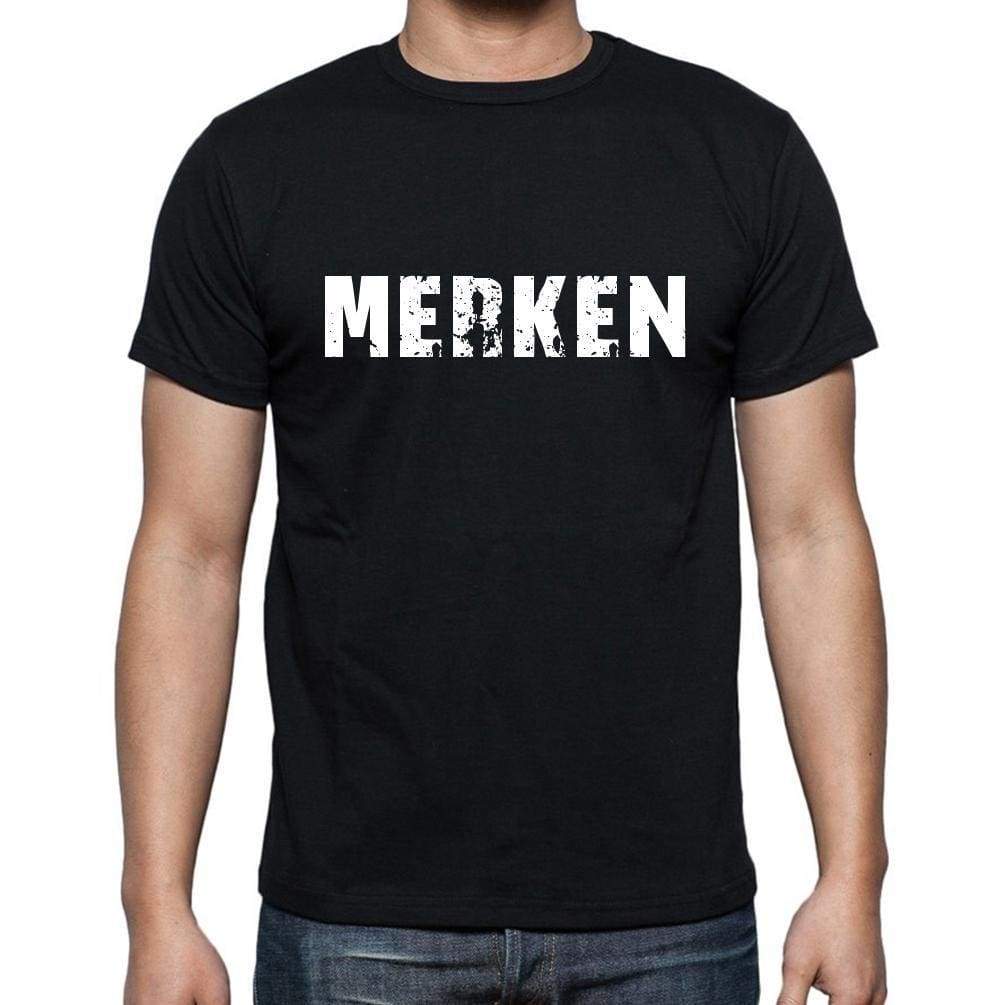 Merken Mens Short Sleeve Round Neck T-Shirt - Casual