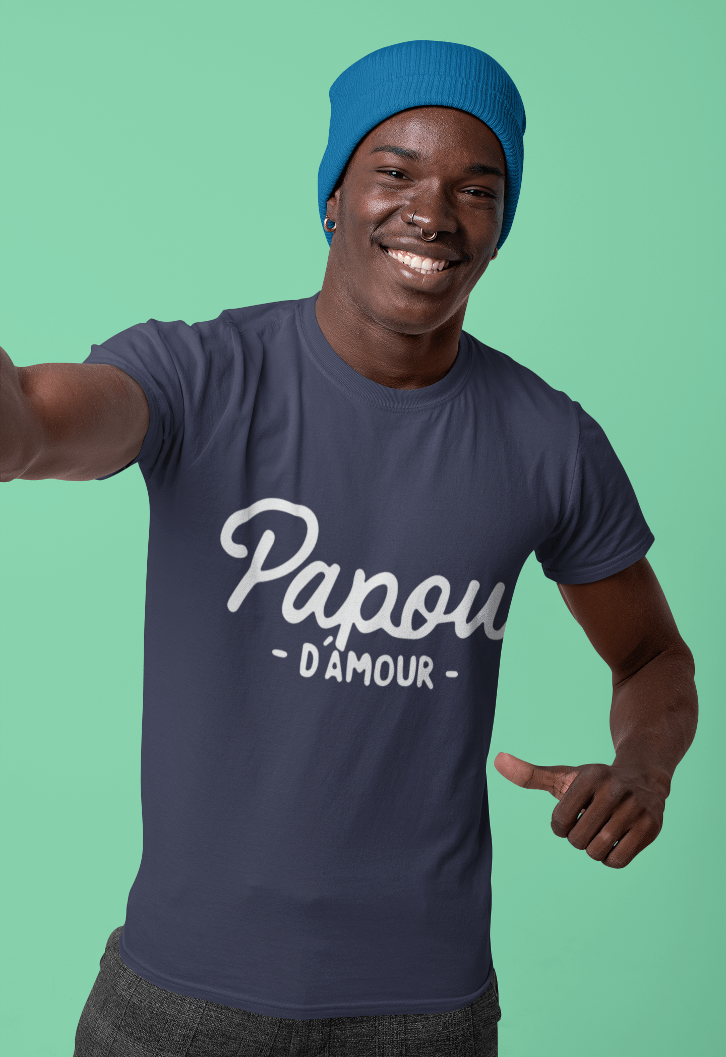 Men's Graphic T-Shirt Papou D'Amour T-Shirt