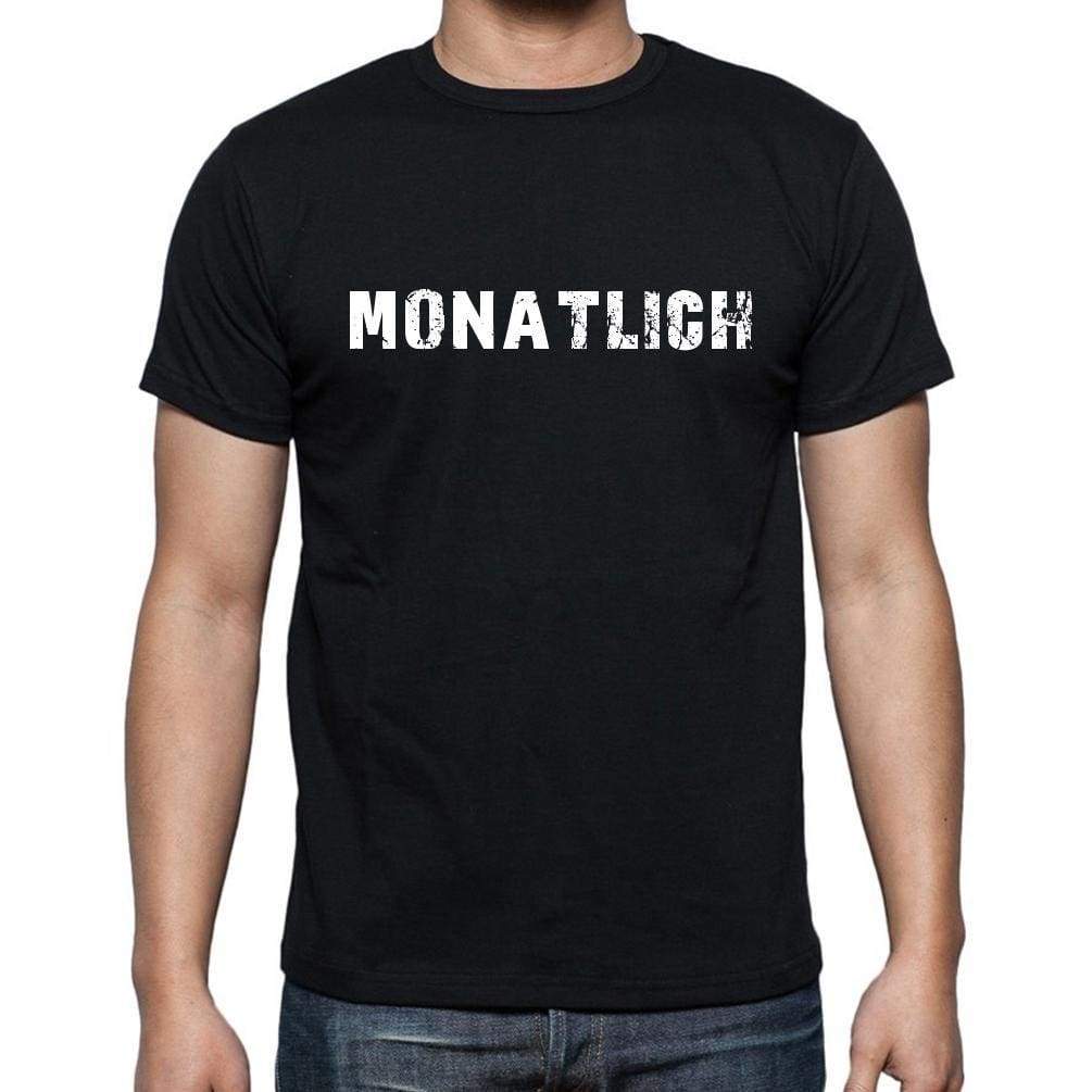 Monatlich Mens Short Sleeve Round Neck T-Shirt - Casual