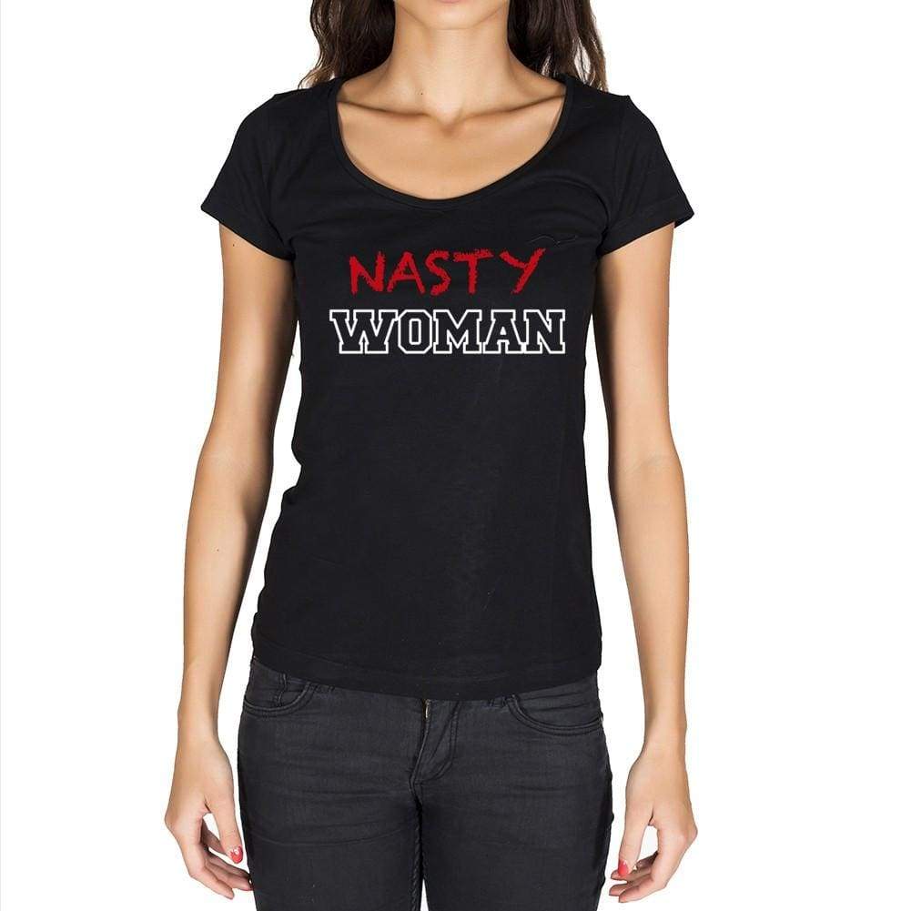 Nasty Woman Check Black Nasty Woman Tshirt Black Tshirt Gift Tshirt Womens T-Shirt