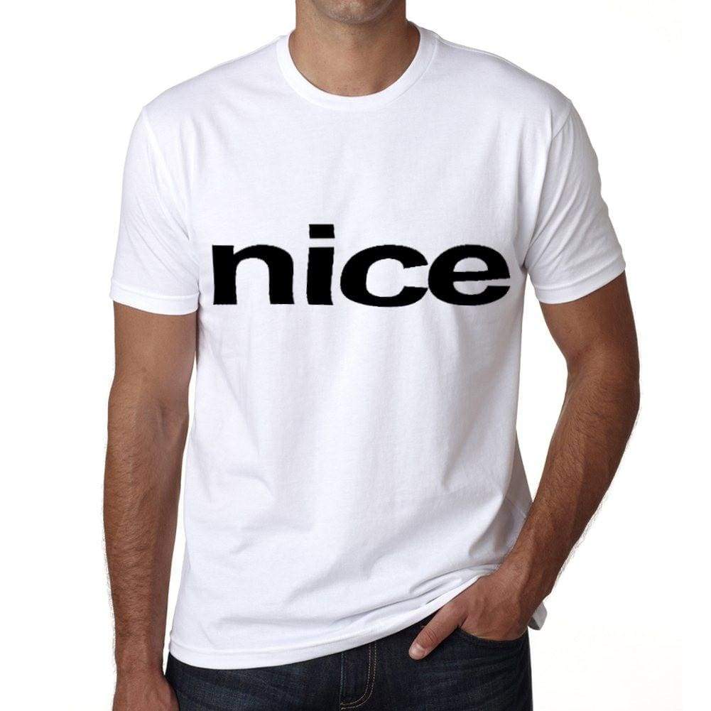 Nice Mens Short Sleeve Round Neck T-Shirt 00047