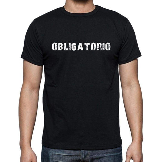 Obligatorio Mens Short Sleeve Round Neck T-Shirt - Casual