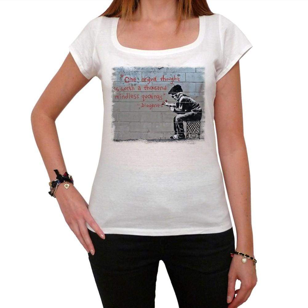 One Original Thought... Tshirt White Womens T-Shirt 00163