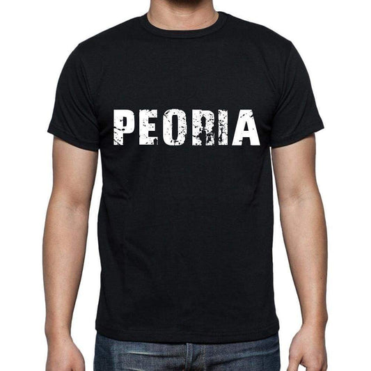 Peoria Mens Short Sleeve Round Neck T-Shirt 00004 - Casual