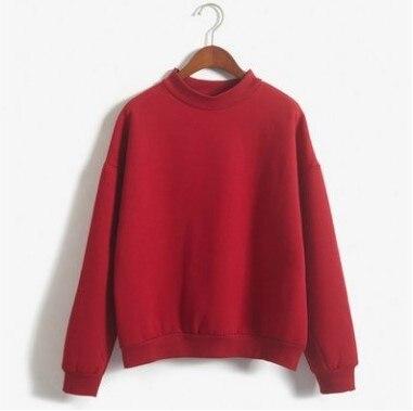 Sweat-shirt à capuche pour femme, 9 couleurs, ample, polaire, tricot épais, hauts pull, décontracté, vêtements féminins, automne hiver