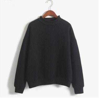 Sweat-shirt à capuche pour femme, 9 couleurs, ample, polaire, tricot épais, hauts pull, décontracté, vêtements féminins, automne hiver