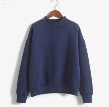 Sweat-shirt à capuche pour femme, 9 couleurs, ample, polaire, tricot épais, hauts pull, décontracté, vêtements féminins, automne hiver