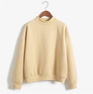 9 Colors Autumn Winter Loose Fleece Thick Knit Sweatshirt Female Hooded Pullover Tops Women Hoodies Casual Female Clothes