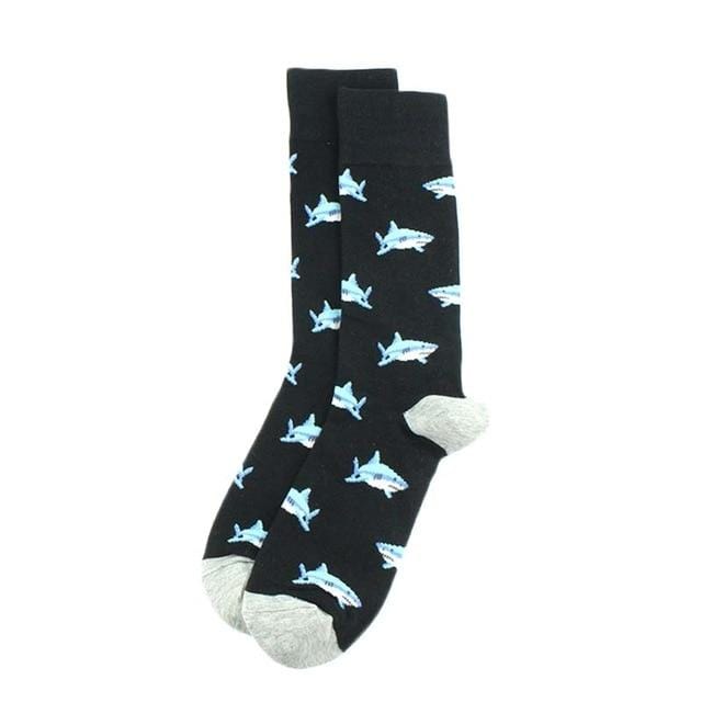 Creative Food Animal Socks Combed Cotton Funny Socks Men Novelty Design Plane Dinosaur Crew Skateboard Socks Calcetines Hombre