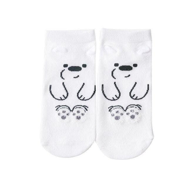 Winter Fashion Women Cotton Socks Animal Plant Belle Creative Europe Harajuku Unisex Funny Japan Cute Crew Casual Street Art Sox