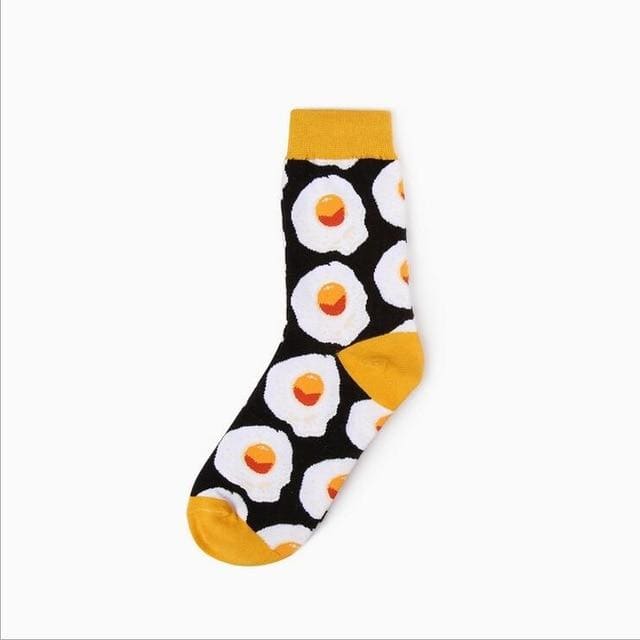 Harajuku Funny Sushi Socks Japanese Creative Cartoon Crew Socks Women Novelty Calcetines Mujer Sokken Female Girl Cute Socks