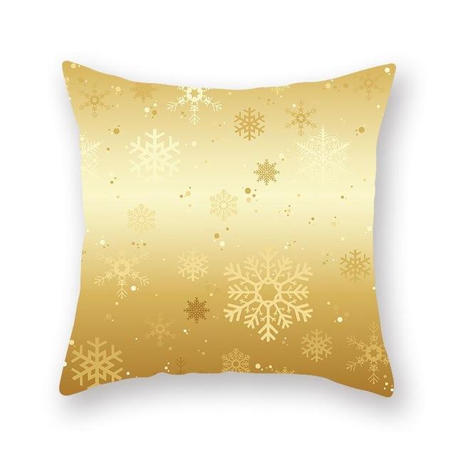 Christmas Decorative Pillowcases Polyester Merry Christmas Tree Deer Throw Pillow Case Cover New Year Pillowcase