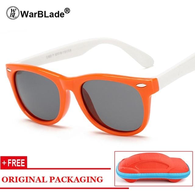 WarBLade Kids Boys TR90 Unbreakable Polarized Sunglasses Children Girls Safety Polaroid Sun Glasses Sport UV400 Mirror-Sunglasses-Ultrabasic