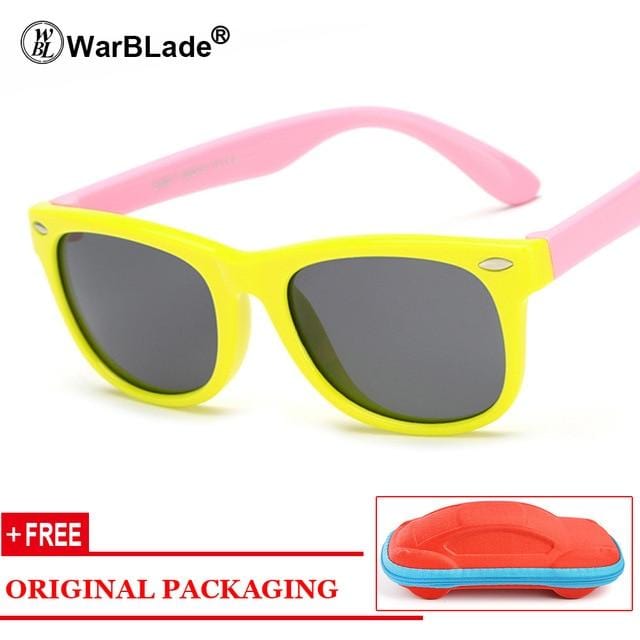 WarBLade Kids Boys TR90 Unbreakable Polarized Sunglasses Children Girls Safety Polaroid Sun Glasses Sport UV400 Mirror-Sunglasses-Ultrabasic