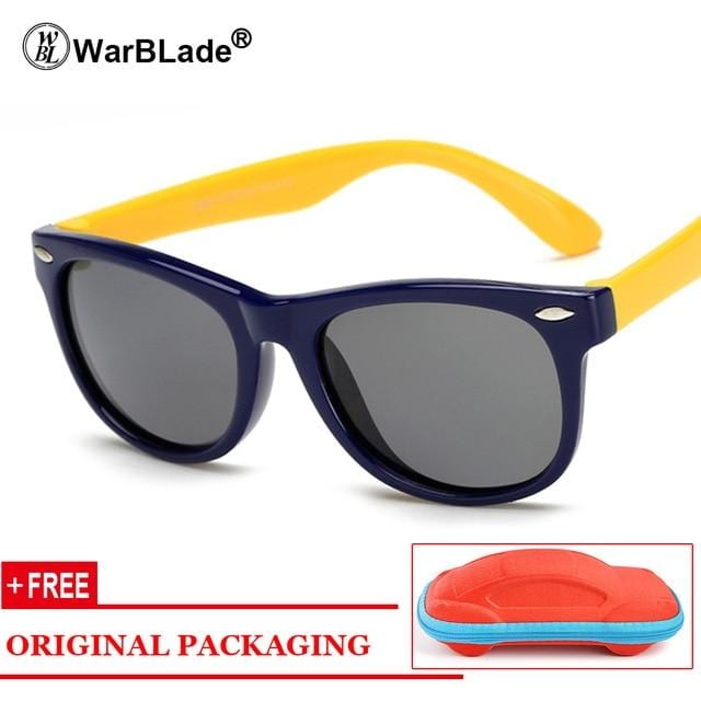 WarBLade Kids Boys TR90 Unbreakable Polarized Sunglasses Children Girls Safety Polaroid Sun Glasses Sport UV400 Mirror-Sunglasses-Ultrabasic