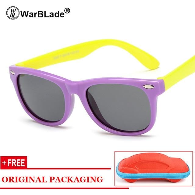 WarBLade Kids Boys TR90 Unbreakable Polarized Sunglasses Children Girls Safety Polaroid Sun Glasses Sport UV400 Mirror-Sunglasses-Ultrabasic