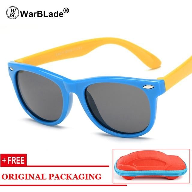 WarBLade Kids Boys TR90 Unbreakable Polarized Sunglasses Children Girls Safety Polaroid Sun Glasses Sport UV400 Mirror-Sunglasses-Ultrabasic