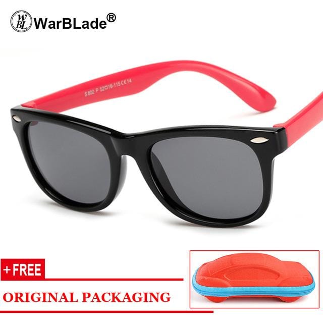 WarBLade Kids Boys TR90 Unbreakable Polarized Sunglasses Children Girls Safety Polaroid Sun Glasses Sport UV400 Mirror-Sunglasses-Ultrabasic