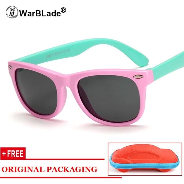 WarBLade Kids Boys TR90 Unbreakable Polarized Sunglasses Children Girls Safety Polaroid Sun Glasses Sport UV400 Mirror-Sunglasses-Ultrabasic