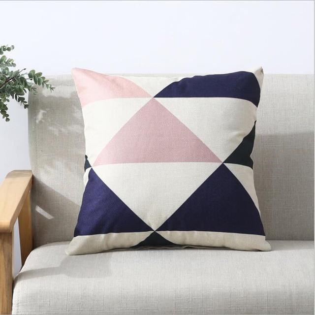 MIHE Christmas Cushion Cover Decorative Pillow Cases For Home Printed Sofa Seat Case Car PillowcaseCar Bed Pillow Case