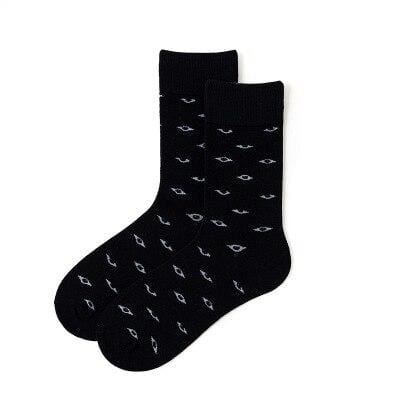 Chaussettes chaudes d'hiver pour femmes, mignonnes et décontractées, à la mode, douces, nouveauté en coton, colorées, dessin animé, Happy Kawaii, chaussettes amusantes pour cadeaux de noël