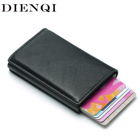 Card Holder Men Wallets Money Bag Male Vintage Black Short Purse 2019 Small Leather Slim Wallets Mini Wallets Thin-Wallet-Ultrabasic