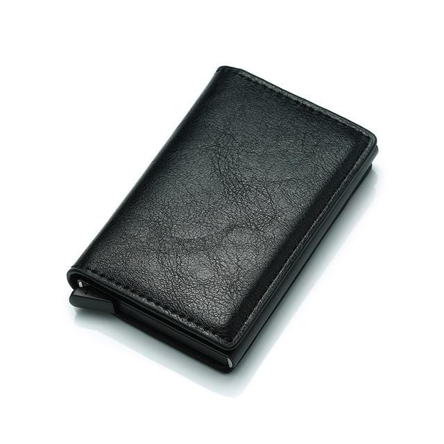 Card Holder Men Wallets Money Bag Male Vintage Black Short Purse 2019 Small Leather Slim Wallets Mini Wallets Thin-Wallet-Ultrabasic