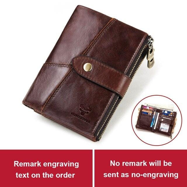 Famous Brand 100% Genuine Leather Rfid Wallet Men Wallets Coin Purse Short Male Money Bag Quality Designer Free Engarve Wallet