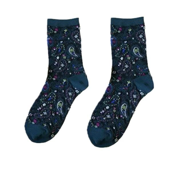 Jeseca 1 Paar Baumwollsocken für Damen, bedruckt, Herbst und Winter, wärmende Socken, japanische Kawaii-Mädchen, süße Socken für Damen, Weihnachtsgeschenke