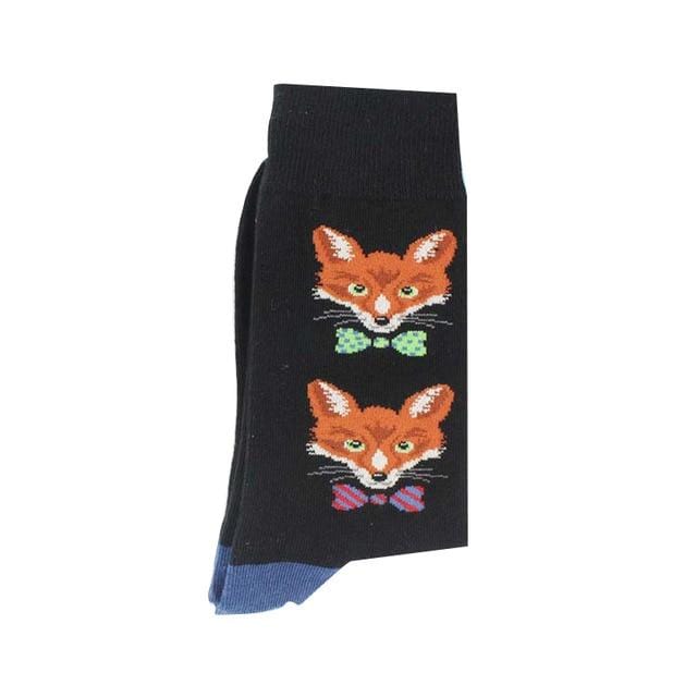 ARMKIN Hip Hop Cool Animal Food happy Funny Socks Men Harajuku Skateboard Crew sock Male Vintage Large High sock for christmas