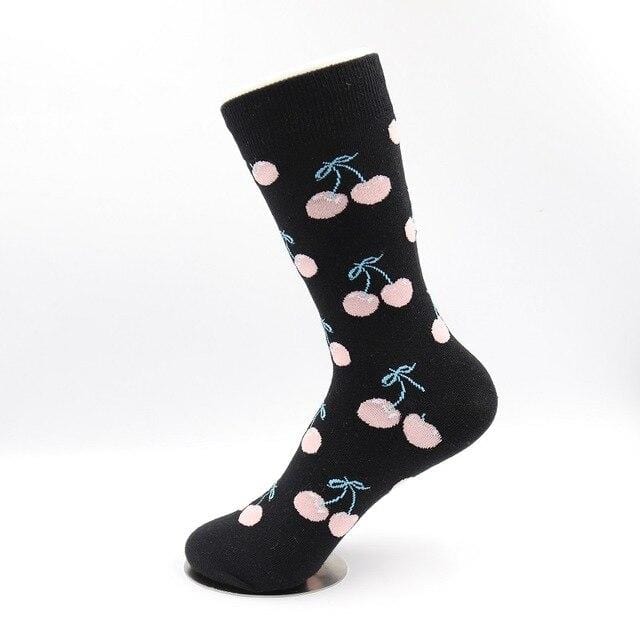 Femme chaussettes coton chaussettes drôles avocat Burger pomme fruits nourriture chaussettes hiver harajuku chaussettes décontractées heureux kawaii femme chaussettes longues