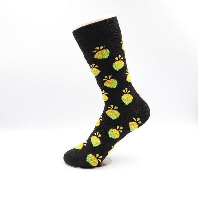 Femme chaussettes coton chaussettes drôles avocat Burger pomme fruits nourriture chaussettes hiver harajuku chaussettes décontractées heureux kawaii femme chaussettes longues