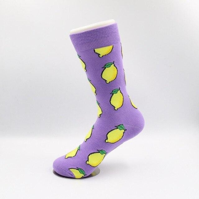 Femme chaussettes coton chaussettes drôles avocat Burger pomme fruits nourriture chaussettes hiver harajuku chaussettes décontractées heureux kawaii femme chaussettes longues