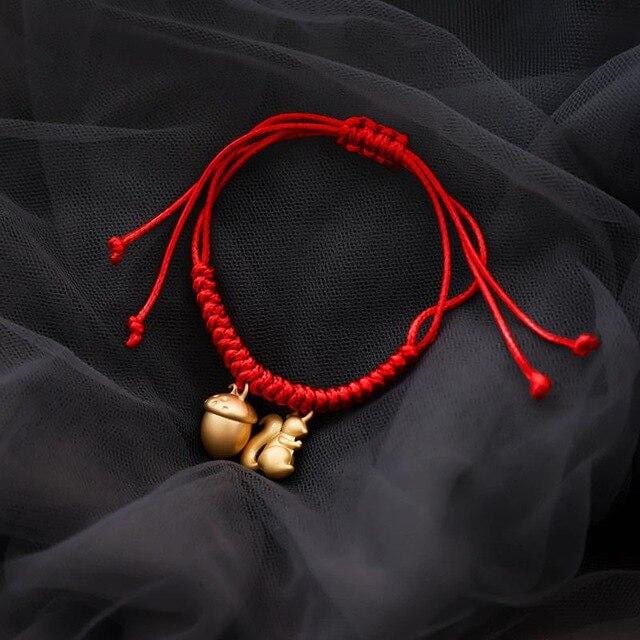 Version coréenne 2020 nouveau filet rouge même corde Bracelet Simple personnalité tricot cadeau femme Bracelet Pandora Bracelet Pulseras