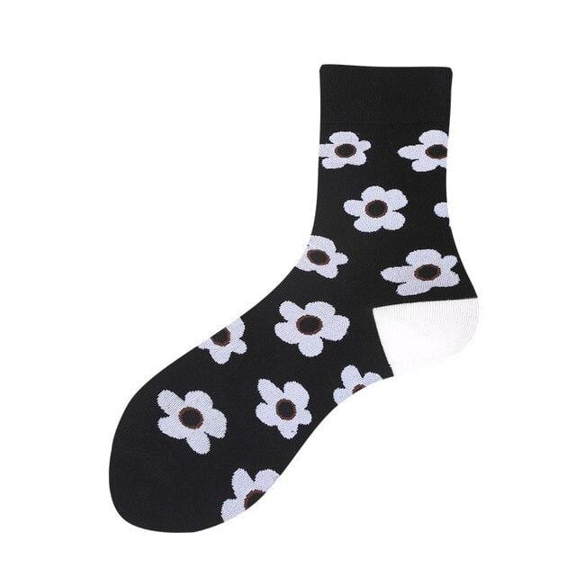 Kreative hochwertige Mode Harajuku Kawaii glückliche Frauen Socken Milch Essen Malerei Erdbeere Tier Druck lustige Socken süße Socke