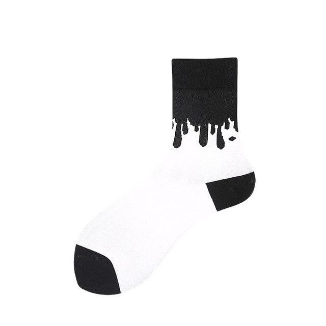 Kreative hochwertige Mode Harajuku Kawaii glückliche Frauen Socken Milch Essen Malerei Erdbeere Tier Druck lustige Socken süße Socke