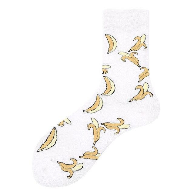 Kreative hochwertige Mode Harajuku Kawaii glückliche Frauen Socken Milch Essen Malerei Erdbeere Tier Druck lustige Socken süße Socke