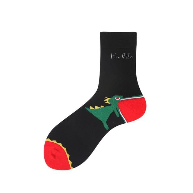 Kreative hochwertige Mode Harajuku Kawaii glückliche Frauen Socken Milch Essen Malerei Erdbeere Tier Druck lustige Socken süße Socke