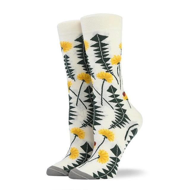 Gekämmte Baumwolle Damen Socken Harajuku Bunte Cartoon Niedlich Lustige Kawaii Abstrakte Muster Socken Für Weibliche Weihnachtsgeschenk