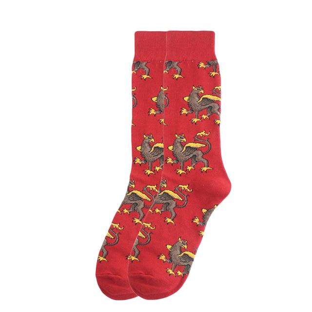 Happy chaussettes mode Hip Hop Skateboard chaussettes coton dessin animé requin cochon chien nourriture Hamburger Pizza Sushi drôle hommes femmes Calcetines